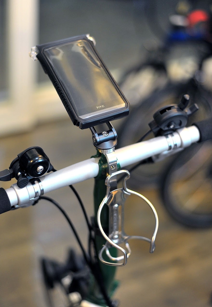 Homemade handlebar phone mount best sale