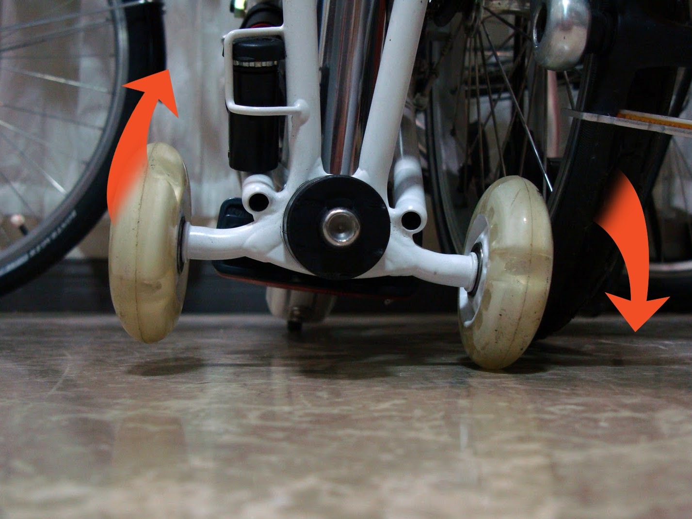 Upgrade Focus.4 Easy Wheel Upgrade Moves more easily Stands